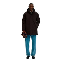 яке,мъжки,якета,дамски,якета,и,палта,selected,franklin,urban,tech,jacket,brown,(black)