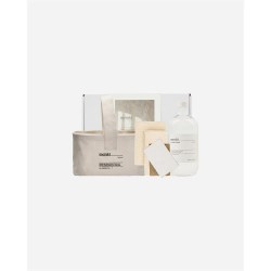Meraki Gift Box with Basket Dish Cloth Sponge & All-Round Cleaner gift set - Clear (Beige / White) хигиена,тяло,meraki,gift,box,with,basket,dish,cloth,sponge,&,all,round,cleaner,gift,set,clear,(beige,white)