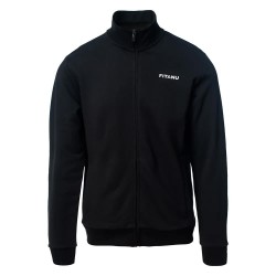 Блуза Fitanu Fali full zip sweatshirt - Black (Black) блуза,мъжки,пуловери,fitanu,fali,full,zip,sweatshirt,black,(black)