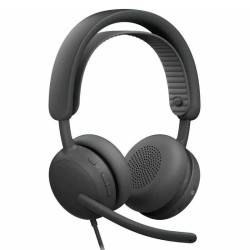 Слушалки Logitech Zone Wired 2 ACCS earphones - Black (Black) слушалки,слушалки,logitech,zone,wired,2,accs,earphones,black,(black)