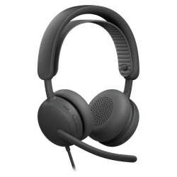 Слушалки Logitech Zone Wired 2 Business earphones - Black (Black) слушалки,слушалки,logitech,zone,wired,2,business,earphones,black,(black)