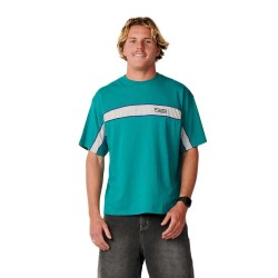 Тениска Rip curl Archive 69 Panel short sleeve T-shirt - Green (Marine Green) тениска,мъжки,тениски,дамски,тениски,rip,curl,archive,69,panel,short,sleeve,t,shirt,green,(marine,green)