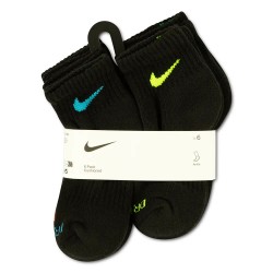 Чорапи Nike Dri Fit Performance Basic Quarter socks - Black (Black / Multicolor) чорапи,мъжки,чорапи,дамски,чорапи,nike,dri,fit,performance,basic,quarter,socks,black,(black,multicolor)