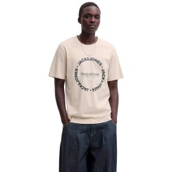 тениска,мъжки,тениски,дамски,тениски,jack,&,jones,benson,short,sleeve,t,shirt,beige,(beige)
