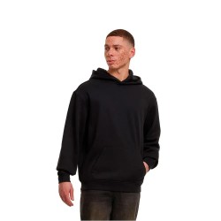 Суичър Build your brand BY410 Loose Fit hoodie - Black (Black) суичър,мъжки,пуловери,build,your,brand,by410,loose,fit,hoodie,black,(black)