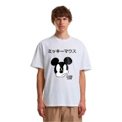 Тениска Mc clothes Mickey Japanese Loose Fit short sleeve T-shirt - White (White) тениска,мъжки,тениски,дамски,тениски,mc,clothes,mickey,japanese,loose,fit,short,sleeve,t,shirt,white,(white)