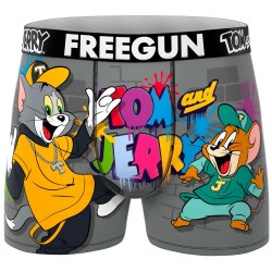 боксерки,мъжко,бельо,freegun,tom,and,jerry,hip,hop,boxers,grey,(grey,multicolor)