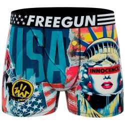 Боксерки Freegun USA Innocence boxers - Multicolor (Blue / Multicolor) боксерки,мъжко,бельо,freegun,usa,innocence,boxers,multicolor,(blue,multicolor)