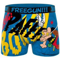 боксерки,мъжко,бельо,freegun,astérix,paff,boxers,blue,(blue,yellow,multicolor)