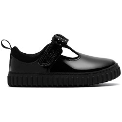 Обувки Clarks shoes Cove Bow Toddler shoes - Black (Black Patent) обувки,детски,обувки,clarks,shoes,cove,bow,toddler,shoes,black,(black,patent)