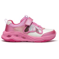 обувки,мъжки,маратонки,дамски,маратонки,clarks,shoes,gleam,fly,wide,slip,on,trainers,pink,(pink)