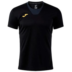 Тениска Joma Confort V short sleeve T-shirt - Black (Black) тениска,мъжки,тениски,дамски,тениски,joma,confort,v,short,sleeve,t,shirt,black,(black)