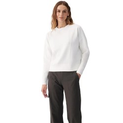 Блуза Lolë Flow sweatshirt - White (Birch) блуза,дамски,блузи,lolë,flow,sweatshirt,white,(birch)