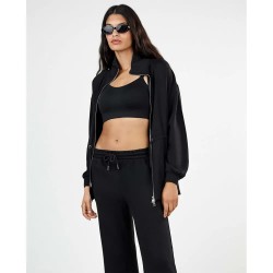анцуг,мъжки,панталони,дамски,панталони,gisela,straight,leg,stretch,fleece,pants,black,(black)