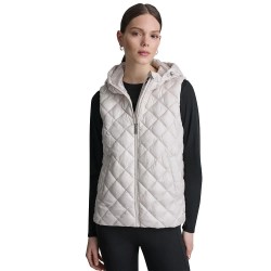 Елек DKNY DP6V3180 vest - White (Metallic Oat) елек,дамски,жилетки,dkny,dp6v3180,vest,white,(metallic,oat)