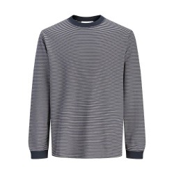 тениска,мъжки,тениски,дамски,тениски,jack,&,jones,barron,stripe,long,sleeve,t,shirt,blue,(dark,navy)
