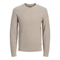 блуза,мъжки,пуловери,дамски,пуловери,jack,&,jones,stanley,sweater,beige,(plaza,taupe,twist,squared)