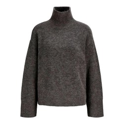 Блуза Jjxx Matilda high neck sweater - Grey (Dark Grey Melange) блуза,мъжки,пуловери,дамски,пуловери,jjxx,matilda,high,neck,sweater,grey,(dark,grey,melange)