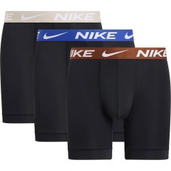 Боксерки Nike Dri-Fit Essential Brief boxers 3 units - Black (Cinder Grey) боксерки,мъжко,бельо,nike,dri,fit,essential,brief,boxers,3,units,black,(cinder,grey)
