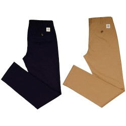 Панталони тип чино The time of bocha RI1PCHINO chino pants 2 units - Brown / Blue (Navy / Camel) панталони,тип,чино,мъжки,панталони,дамски,панталони,the,time,of,bocha,ri1pchino,chino,pants,2,units,brown,blue,(navy,camel)
