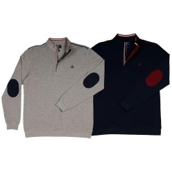 The time of bocha RI1PHIERRO long sleeve polo 2 units - Multicolor (Grey / Navy) дамски,блузи,с,яка,мъжки,блузи,с,яка,the,time,of,bocha,ri1phierro,long,sleeve,polo,2,units,multicolor,(grey,navy)