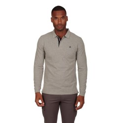 The time of bocha RI1PPOLO long sleeve polo - Grey (Grey) дамски,блузи,с,яка,мъжки,блузи,с,яка,the,time,of,bocha,ri1ppolo,long,sleeve,polo,grey,(grey)