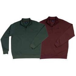 Блуза The time of bocha RI1S02 half zip sweatshirt 2 units - Multicolor (Green / Burgundy) блуза,мъжки,пуловери,the,time,of,bocha,ri1s02,half,zip,sweatshirt,2,units,multicolor,(green,burgundy)