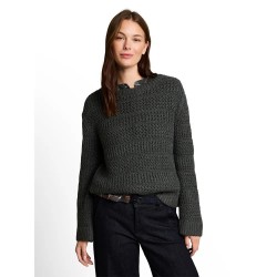Блуза Tom tailor 1053397 sweater - Dark Olive Melange блуза,мъжки,пуловери,дамски,пуловери,tom,tailor,1053397,sweater,dark,olive,melange