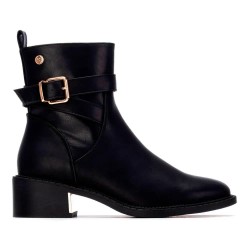 Xti 130567 BASIC booties - Black (Black) дамски,боти,мъжки,боти,xti,130567,basic,booties,black,(black)