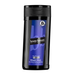 Bruno banani Magic Man 3 in 1 Shower Gel 250 ml - Clear (Blue / Black) хигиена,тяло,bruno,banani,magic,man,3,in,1,shower,gel,250,ml,clear,(blue,black)