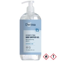 Derma Hand Sanitizer Shower Gel 250 ml - Clear (White / Blue) хигиена,тяло,derma,hand,sanitizer,shower,gel,250,ml,clear,(white,blue)