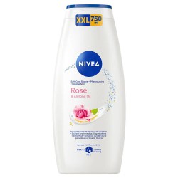 хигиена,тяло,nivea,almond,oil,shower,gel,750,ml,clear,(pink,white)