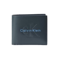Calvin klein Bold Billfold wallet - Blue (Slate Blue) портфейли,и,портмонета,calvin,klein,bold,billfold,wallet,blue,(slate,blue)
