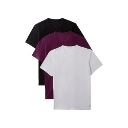 мъжко,бельо,calvin,klein,lv00nb4185,short,sleeve,base,layer,3,units,multicolor,(black,white,emb,harbor,mist,classic,white)