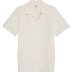 Риза с къс ръкав Calvin klein LV04LG101G Linen short sleeve shirt - White (Tofu) риза,с,къс,ръкав,дамски,ризи,мъжки,ризи,calvin,klein,lv04lg101g,linen,short,sleeve,shirt,white,(tofu)