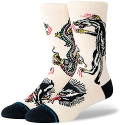 чорапи,мъжки,чорапи,дамски,чорапи,stance,battle,crew,socks,white,(cream)