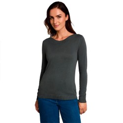 Блуза Tom tailor 1045347 sweater - Grey (Darkest Olive) блуза,мъжки,пуловери,дамски,пуловери,tom,tailor,1045347,sweater,grey,(darkest,olive)