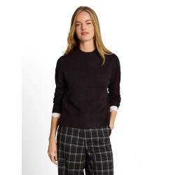 блуза,мъжки,пуловери,дамски,пуловери,tom,tailor,1052705,sweater,dark,plum,melange