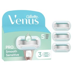 бръснене,venus,pro,smooth,sensitive,razor,blade,refills,3,units,clear,(green,white)