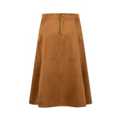 Пола Fynch hatton 26083832 midi skirt - Brown (Salted Caramel) пола,дамски,поли,и,рокли,fynch,hatton,26083832,midi,skirt,brown,(salted,caramel)
