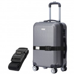 Куфар VERTICAL STUDIO Bergen 20 Hand Luggage Suitcase gray incl. FREE luggage strap куфар,vertical,studio,bergen,20,hand,luggage,suitcase,gray,incl.,free,luggage,strap