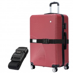 Куфар VERTICAL STUDIO Malmö 28 Suitcase wine red incl. FREE luggage strap куфар,vertical,studio,malmö,28,suitcase,wine,red,incl.,free,luggage,strap