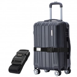 куфар,vertical,studio,silkström,20,hand,luggage,suitcase,black,incl.,free,luggage,strap
