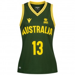 дамска,фланелка,баскетболни,потници,australia,basketball,macron,#13,magbegor,women,jersey