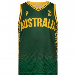 детска,фланелка,детски,потници,баскетболни,потници,australia,basketball,macron,indigenous,kids,jersey,green