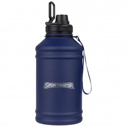 sportinator,hydrated,fitness,stainless,steel,sports,bottle,2.2l,blue