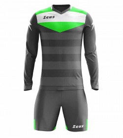вратарски,ръкавици,и,облекло,всички,футболни,облекла,zeus,argo,goalkeeper,kit,long,sleeved,jersey,with,shorts,gray