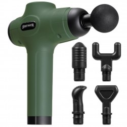 фитнес,оборудване,всичкото,фитнес,оборудване,sportinator,level,up,massage,gun,incl.,accessories,green