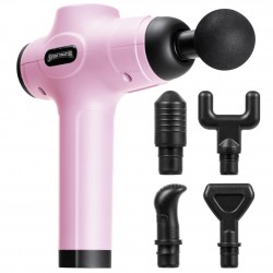 фитнес,оборудване,всичкото,фитнес,оборудване,sportinator,level,up,massage,gun,incl.,accessories,pink
