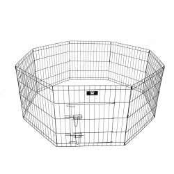 spocado,united,free,range,enclosure,8,pcs.,foldable,61,×,61,cm,black